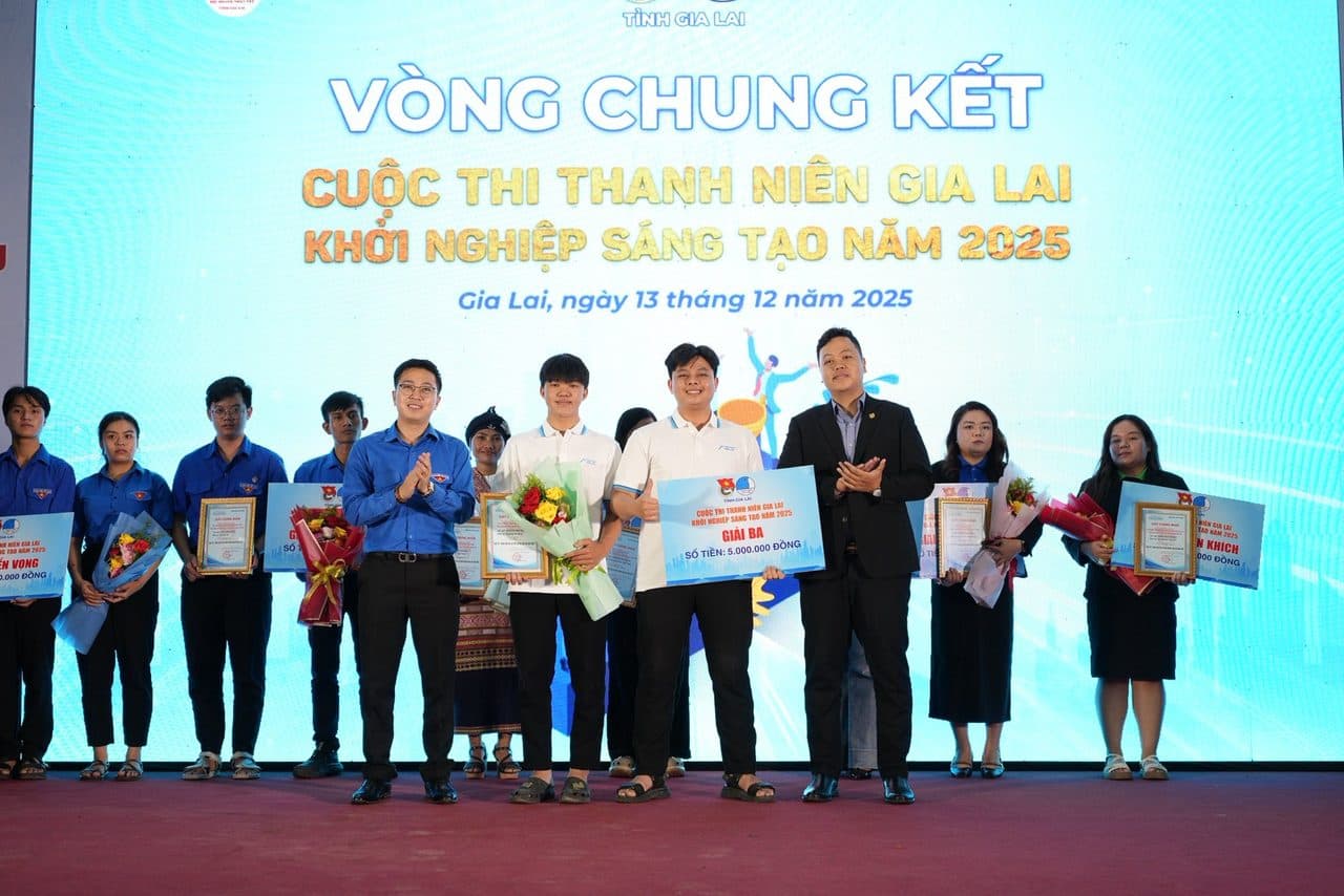 Giải Ba · Khởi nghiệp sáng tạo Gia Lai